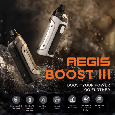 Geek Vape Aegis Boost 3 3000mAh KIT (Rainbow Purple)